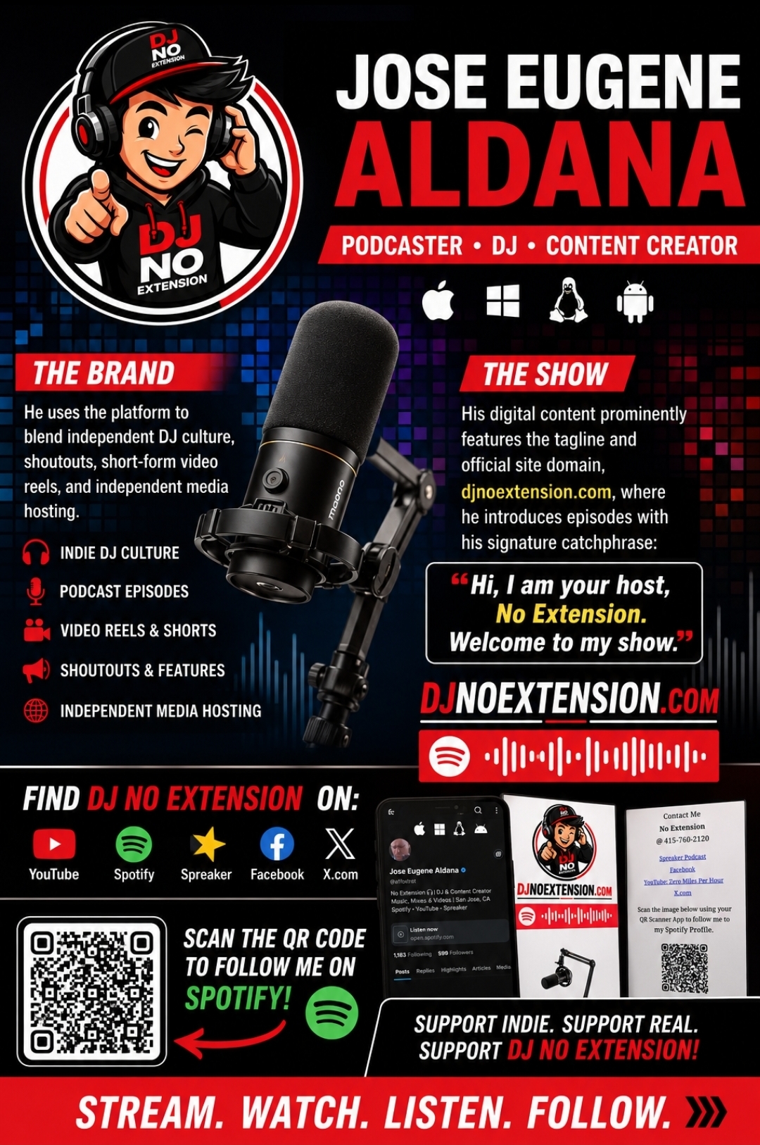 DJ No Extension Flyer