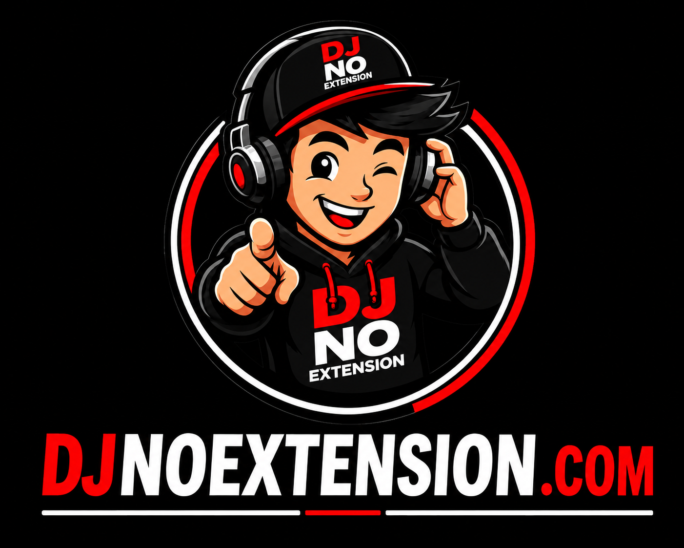 DJ No Extension Logo